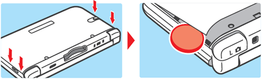 3DS XL top remove